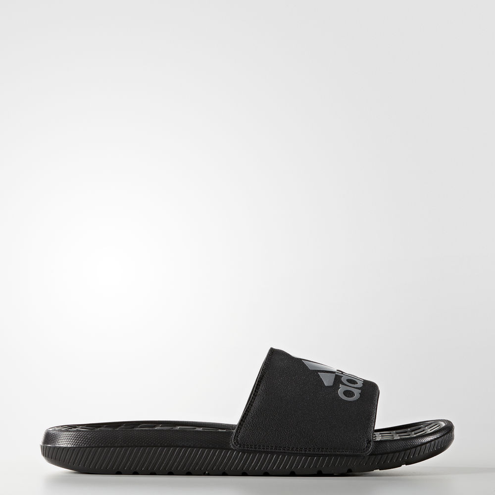 Adidas Voloomix Slides - παντοφλες ανδρικα - Μαυρα/Ασημι Μεταλλικός/Μαυρα,Μέγεθος: EU 36 – 54 2/3 (9